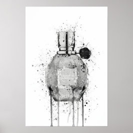 Christmas Gift Fragrance Bottle 'Miss Mauve' ポスター