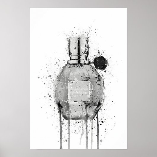 Christmas Gift Fragrance Bottle 'Miss Mauve' ポスター (正面)