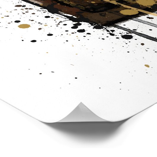 Christmas Gift Fragrance Bottle 'Obsidian' ポスター (角)