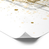 Christmas Gift Fragrance Bottle 'Pale Gold' ポスター (角)