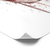 Christmas Gift Fragrance Bottle  'Pink Mauve' ポスター (角)