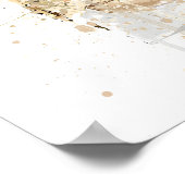 Christmas Gift Fragrance Bottle 'Platinum Gold' ポスター (角)