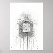 Christmas Gift Fragrance Bottle Wall ポスター (正面)