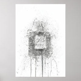 Christmas Gift Fragrance Bottle Wall ポスター