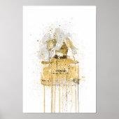 Christmas Gift Fragrance Bottle 'Yellow' ポスター (正面)