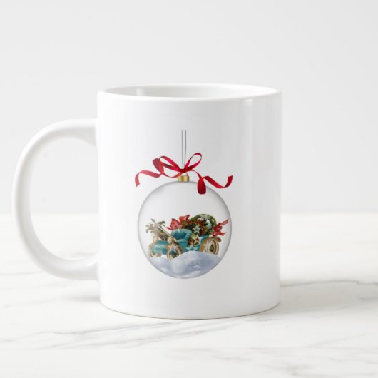 Christmas Gift Mug – Holiday Coffee & Cocoa Cup fo ジャンボコーヒーマグカップ (左)