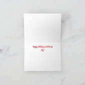 Christmas gift packing monsters  サンキューカード (内部)