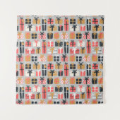 Christmas gift pattern タペストリー (正面)