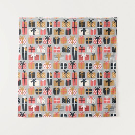 Christmas gift pattern タペストリー (正面)