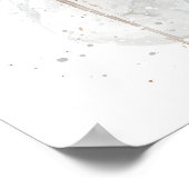 Christmas Gift Snowman ポスター (角)