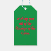 Christmas Gift Tag ギフトタグ (裏面)