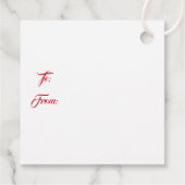 Christmas Gift Tag フェイバータグ (裏面)