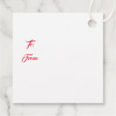 Christmas Gift Tag フェイバータグ (裏面)