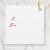 Christmas Gift Tag フェイバータグ (裏面)