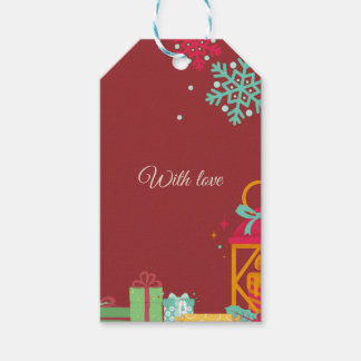 Christmas Gift Tag – Festive Holiday Design ギフトタグ