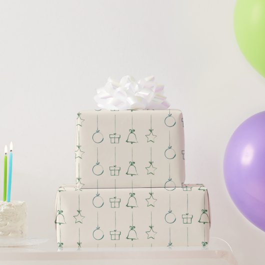 Christmas gift wrap ラッピングペーパー (パーティーギフト)