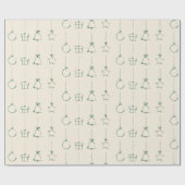 Christmas gift wrap ラッピングペーパー (フラット)