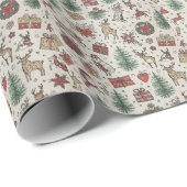 Christmas Gift Wrapping Paper ラッピングペーパー (ロールコーナー)