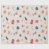 Christmas Gift Wrapping Paper ラッピングペーパー (フラット)