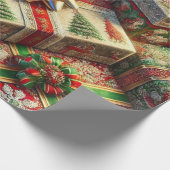 christmas gifts boxes ラッピングペーパー (角)