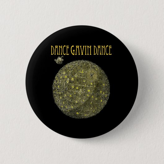 Christmas Gifts For Dance Gavin Dance Lovers Dance 缶バッジ (正面)