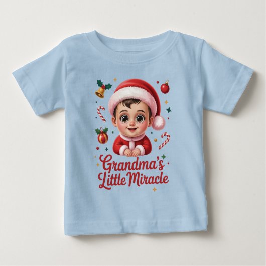 Christmas Gifts for Grandkids – Grandma’s Miracle ベビーTシャツ (正面)