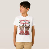 Christmas Gifts for Grandkids Reindeer Shirt Tシャツ (正面フル)