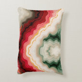 Christmas Gifts Frequency Abstract Winter Cushion アクセントクッション (裏面(縦))