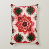 Christmas Gifts Frequency Abstract Winter Cushion アクセントクッション (正面(垂直))