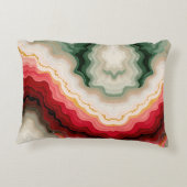 Christmas Gifts Frequency Abstract Winter Cushion アクセントクッション (裏面)