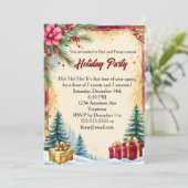 Christmas Gifts Holiday Party 招待状 (スタンド正面)