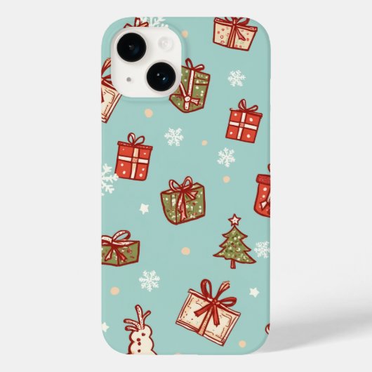 Christmas Gifts Pattern Phone Case Case-Mate iPhoneケース (裏面)