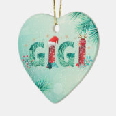 Christmas Gigi Ornament セラミックオーナメント (左)