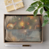 Christmas Ginger kissing Cats Tissue Paper 薄葉紙 (ギフト)