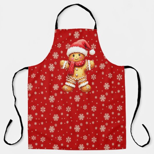 Christmas Gingerbread Apron. エプロン (正面)