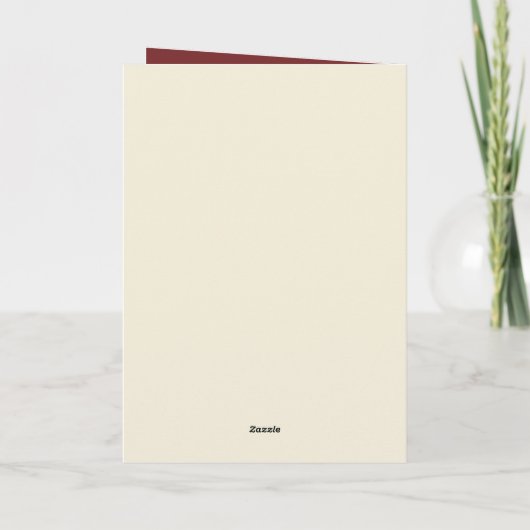  Christmas gingerbread Carousel customizable シーズンカード (裏面)