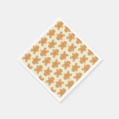 Christmas Gingerbread Cookie Party Napkins スタンダードカクテルナプキン (角)