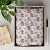 Christmas Gingerbread Cookie Pattern 薄葉紙