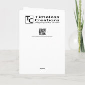 Christmas Gingerbread Cookies Holiday Card シーズンカード (裏面)