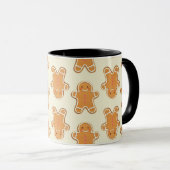 Christmas Gingerbread Cookies Mug, Xmas Cookie Cup マグカップ (正面右)