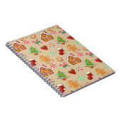 Christmas Gingerbread Cookies Planner Noterbook ノートブック (右側)