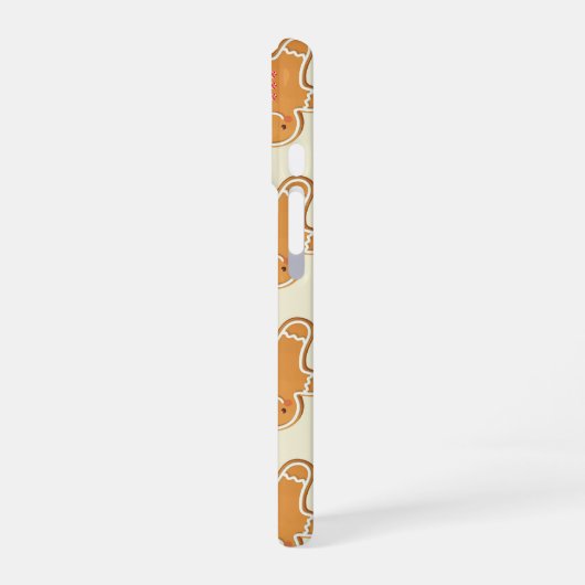 Christmas Gingerbread Cookies Print Phone Case iPhone 16ケース (左側面)