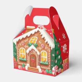 Christmas Gingerbread House フェイバーボックス