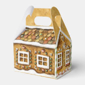 Christmas Gingerbread House フェイバーボックス (裏面サイド)