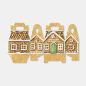 Christmas Gingerbread House フェイバーボックス (折り畳みなし)
