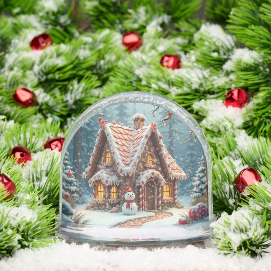 Christmas Gingerbread House With Snowman (クリスマス)