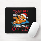 Christmas Gingerbread Man Cookie Funny Quote Worko マウスパッド (マウス)