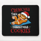 Christmas Gingerbread Man Cookie Funny Quote Worko マウスパッド (正面)