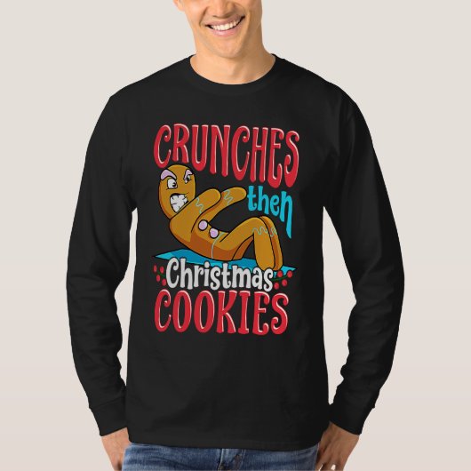 Christmas Gingerbread Man Quotes Workout Tシャツ (正面)