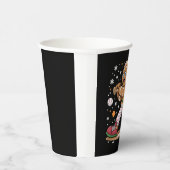 Christmas Gingerbread Man Sports Player Baseball  紙コップ (右)